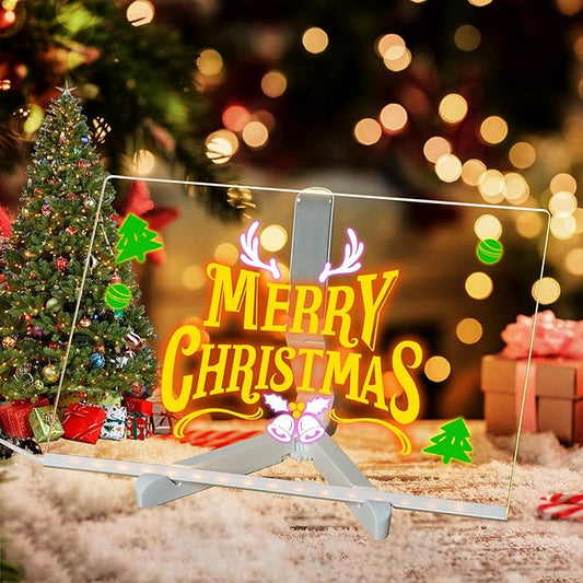 Tableau de Notes LED Magique - Planche Lumineuse en Acrylique pour Enfants